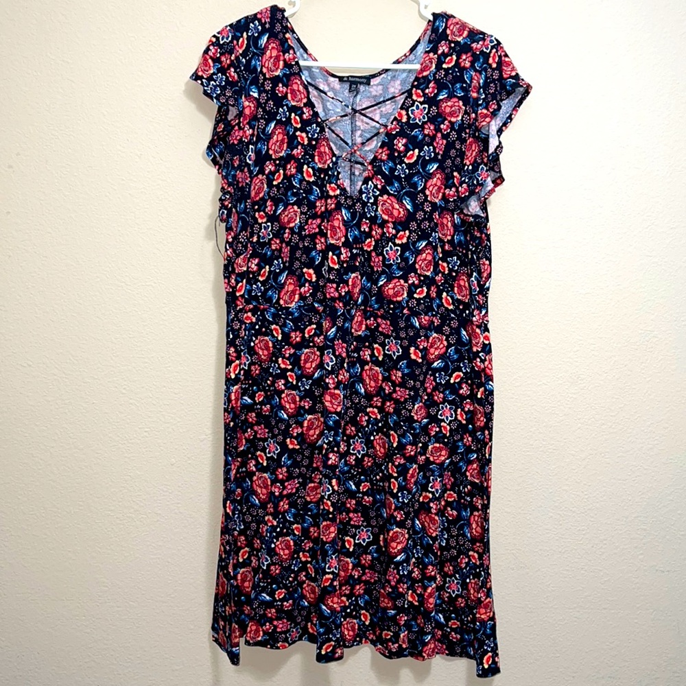 Floral above knee dress